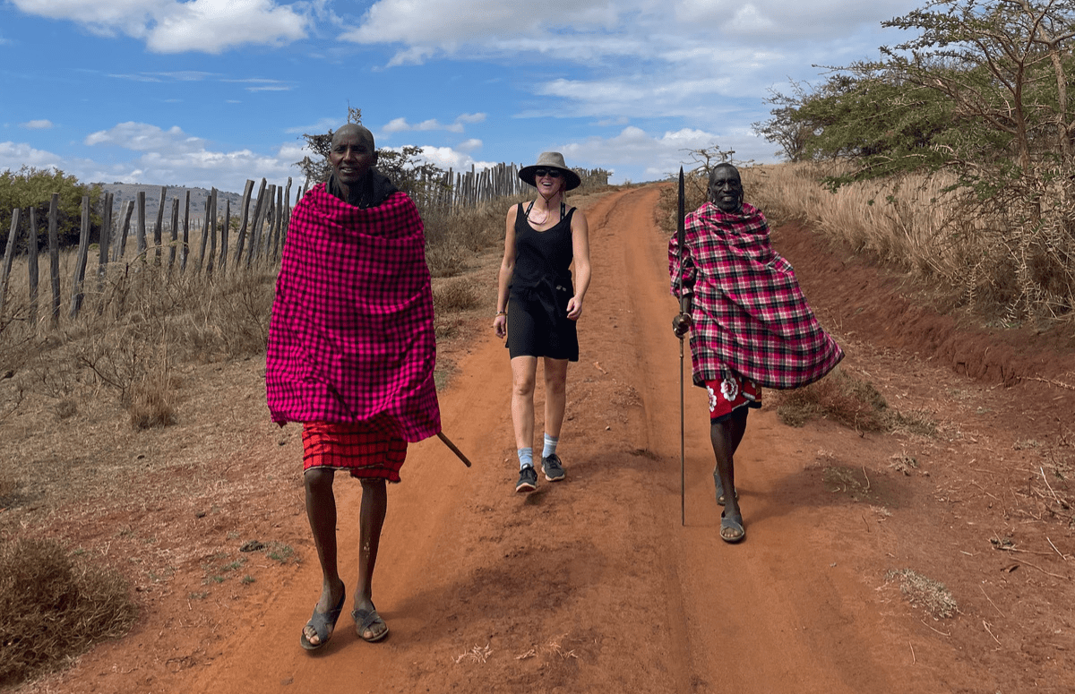 Geraldine Kemper discovered beautiful Kenya with her boyfriend