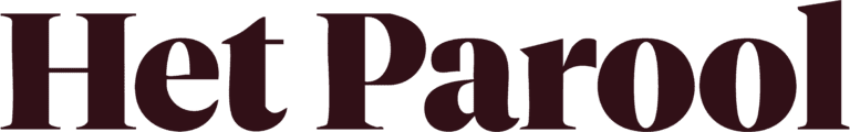 De woorden Het Parool in een donker seriflettertype.